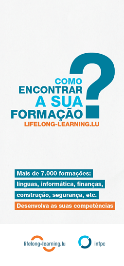 Folheto lifelong-learning.lu - Como encontrar a sua formação?