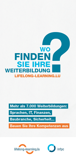 Faltblatt lifelong-learning.lu - Wo finden Sie Ihre Weiterbildung?