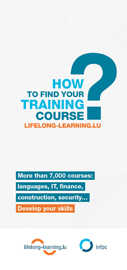 Leaflet lifelong-learning.lu - How to find your training course