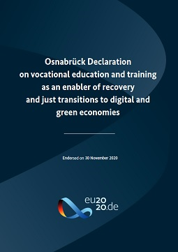 Osnabrück Declaration 2020 on vocational education and training as an enabler of recovery and just transitions to digital and green economies 